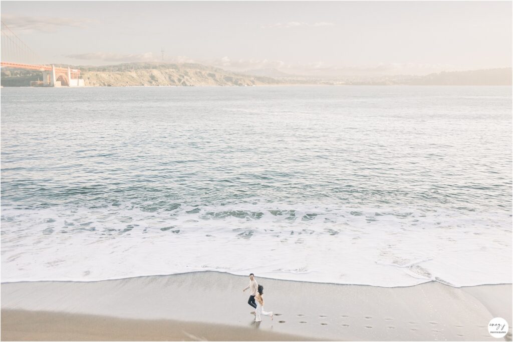 Kirby cove beach engagement session San Francisco photographer
