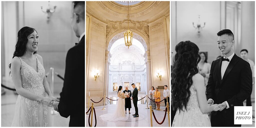 civil ceremony at San Francisco city hall