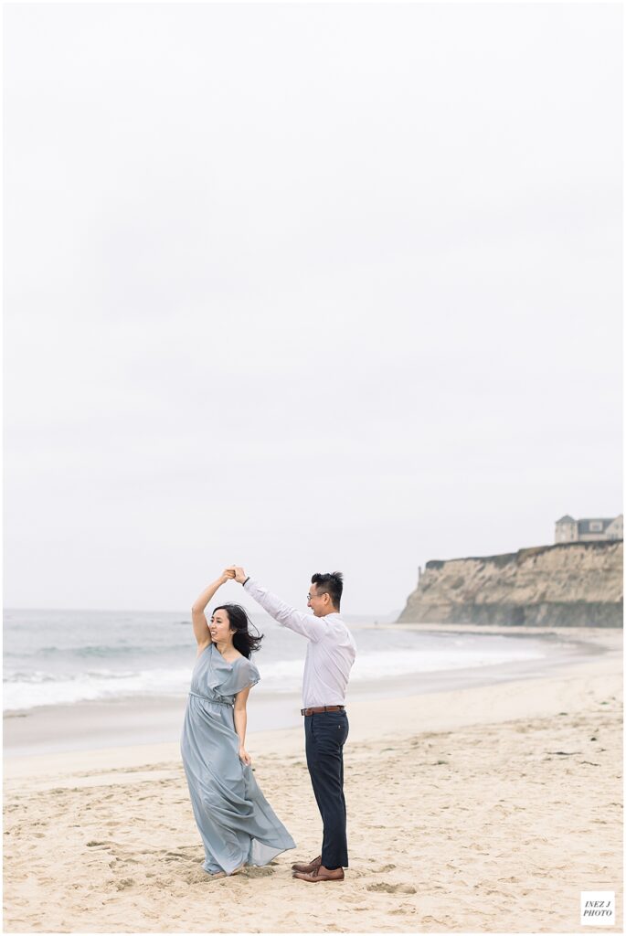 SF Bay Area Beach engagement session