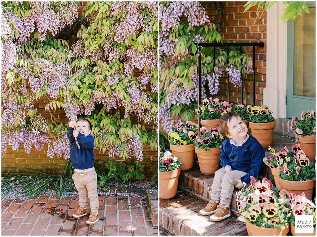 toddler at Filoli