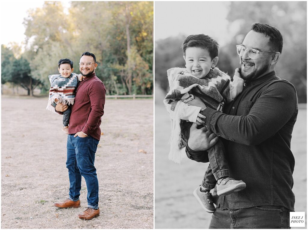 father and toddler Bay Area family session