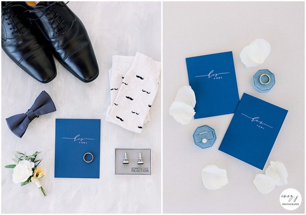 wedding groom flatlay details