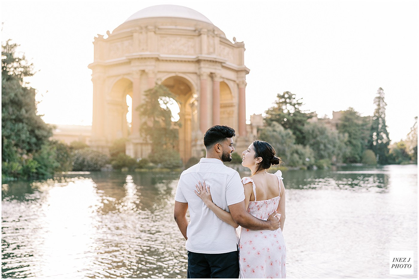 San francisco bay area proposal photographer palace of fine arts